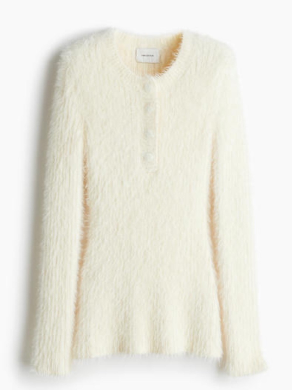 H&M EDITION Fluffy Cream Knit Jumper